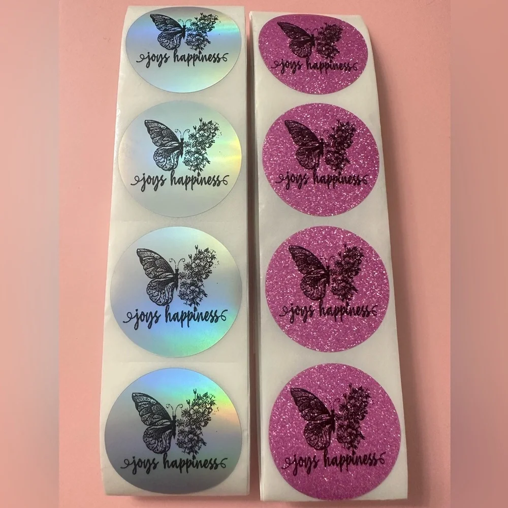 50 ct. 1.5” Mini Round Custom Stickers